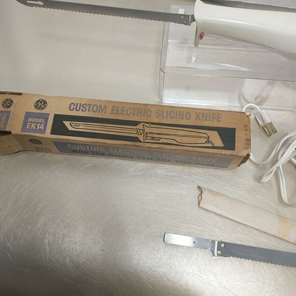 Vintage GE Custom Electric Slicing Knife - Model EK14 Works Perfect . Condition - Picture 5 of 5
